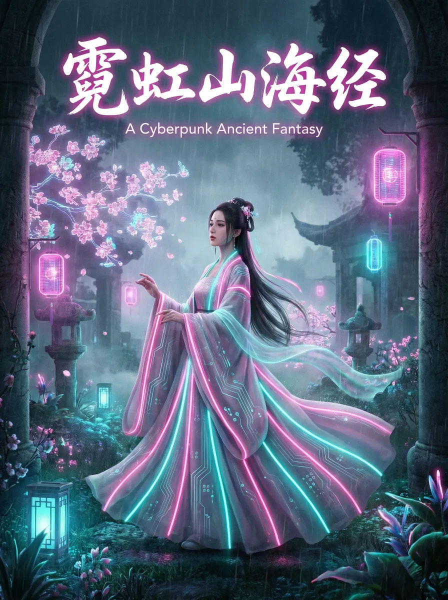 疫苗案 古风奇缘短剧 - 霓虹山海经海报